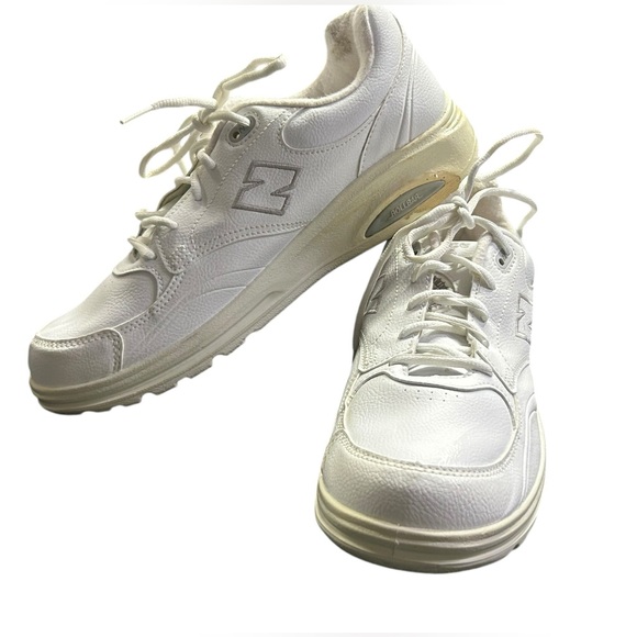 NEW BALANCE mens 812 Rollbar Size 9.5 Mens Walking White Leather Shoes Sneakers - Picture 5 of 10